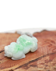 Baikalla Jewelry genuine jadeite carving Baikalla™ Pi Xiu Genuine Burmese Lavender Green Jadeite Jade PiXiu Pendant Necklace (FengShui Lucky)