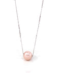 Baikalla Jewelry Gemstone Pendant Necklace Sterling Silver Culture Pink River Pearl Necklace