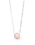 Baikalla Jewelry Gemstone Pendant Necklace Sterling Silver Culture Pink River Pearl Necklace