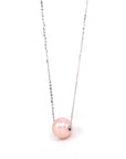 Baikalla Jewelry Gemstone Pendant Necklace Sterling Silver Culture Pink River Pearl Necklace