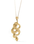 Baikalla Jewelry 14K Yellow Gold Pendant 14k Yellow Gold Snake Pendant