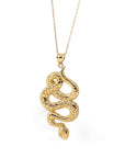 Baikalla Jewelry 14K Yellow Gold Pendant 14k Yellow Gold Snake Pendant