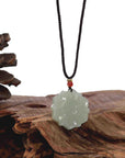 Baikalla Jewelry Jade Pendant Necklace Baikalla Genuine White Nephrite Jade Lotus Pendant Necklace