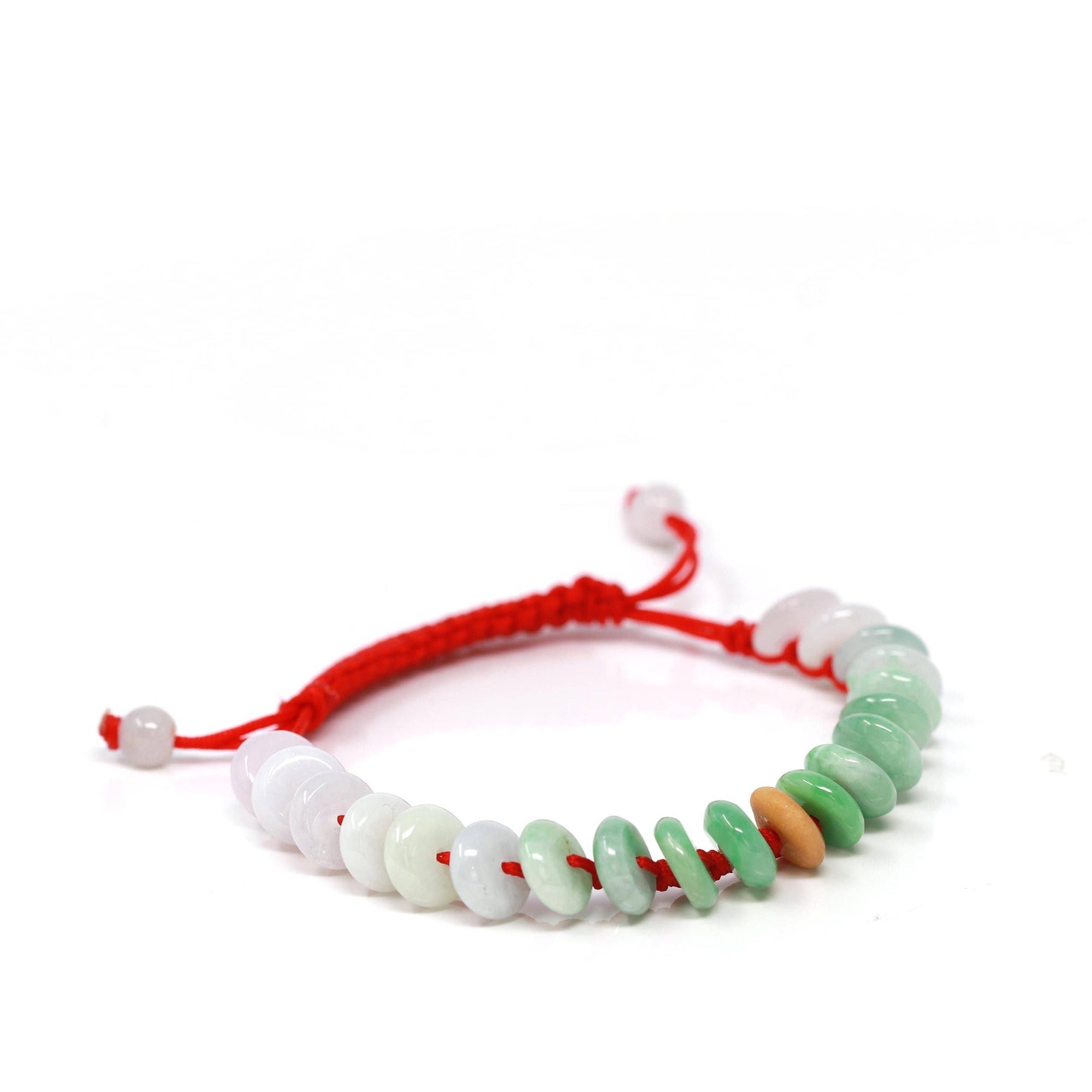 Baikalla Jewelry jade beads bracelet Small Baikalla™ &quot;Lucky Coin&quot; KouKou Genuine Jadeite Jade Bracelet, for kids, women, and men