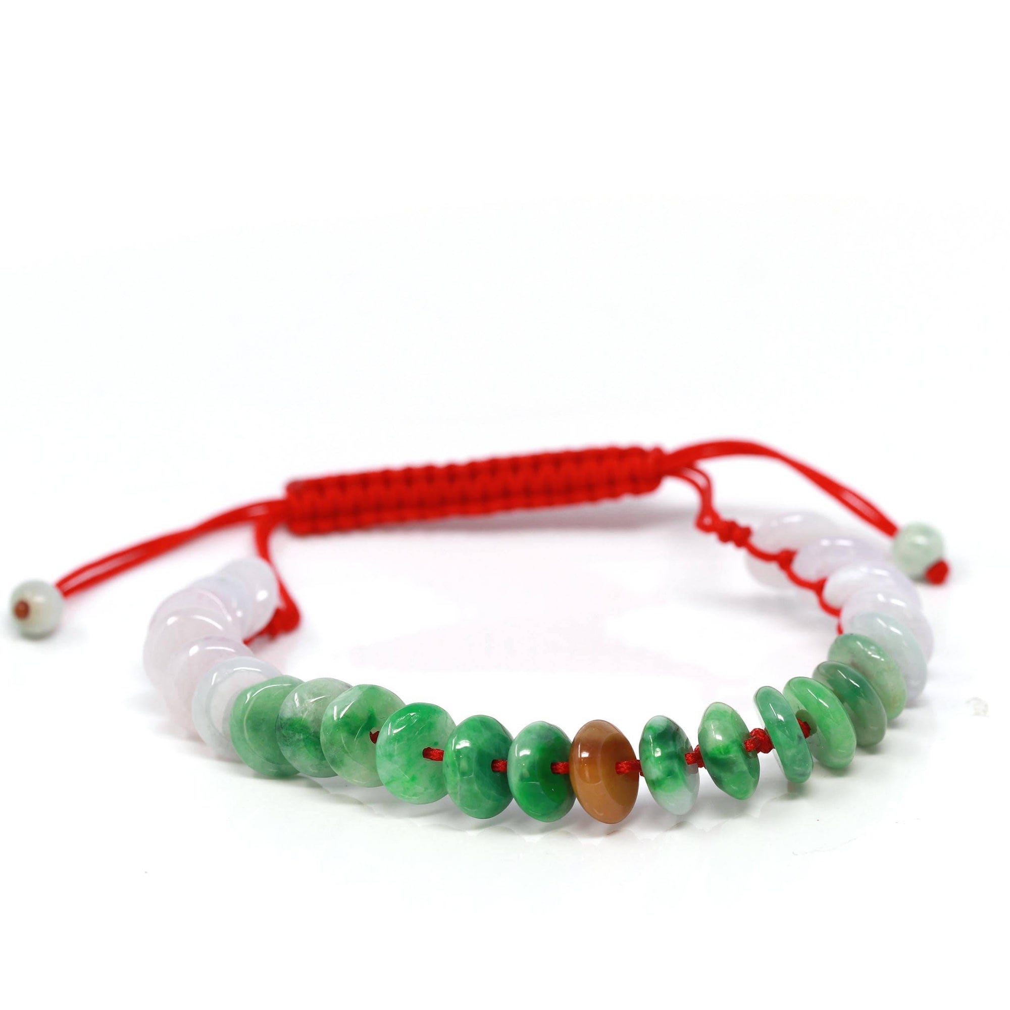 Baikalla Jewelry jade beads bracelet Large Baikalla™ &quot;Lucky Coin&quot; KouKou Genuine Jadeite Jade Bracelet, for kids, women, and men