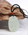 Baikalla Jewelry Jade Pendant Necklace Baikalla™ Genuine HeTian White Nephrite Jade Dragon Pendant Necklace