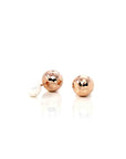 Baikalla Jewelry Gold Gemstone Earrings 18k Classic Rose Gold Pearl Earrings 2 in 1