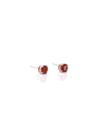 Baikalla Jewelry Gold Gemstone Earrings 14k White Gold Natural Red Sunstone Earrings