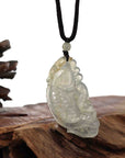 Baikalla Jewelry genuine jadeite carving Baikalla™ Genuine Burmese Ice Jadeite Jade Fish Pendant Necklace