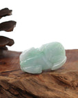 Baikalla Jewelry genuine jadeite carving Genuine Burmese Green Jadeite Jade PiXiu Pendant Necklace