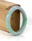 Baikalla Jewelry Jadeite Jade Bangle Bracelet High-quality Lavender-Green Natural Burmese Jadeite Jade Bangle ( 54.82 mm )