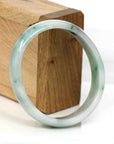 Baikalla Jewelry Jadeite Jade Bangle Bracelet Baikalla Genuine Burmese Green Jadeite Jade Oval Bangle (59.70 mm) 