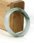 Baikalla Jewelry Jadeite Jade Bangle Bracelet Genuine Burmese Ice Blue Oval Jadeite Jade Bangle (50.95 mm) 