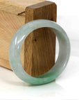 Baikalla Jewelry Jadeite Jade Bangle Bracelet Baikalla Genuine Burmese Green Jadeite Jade Oval Bangle (51.44 mm) 