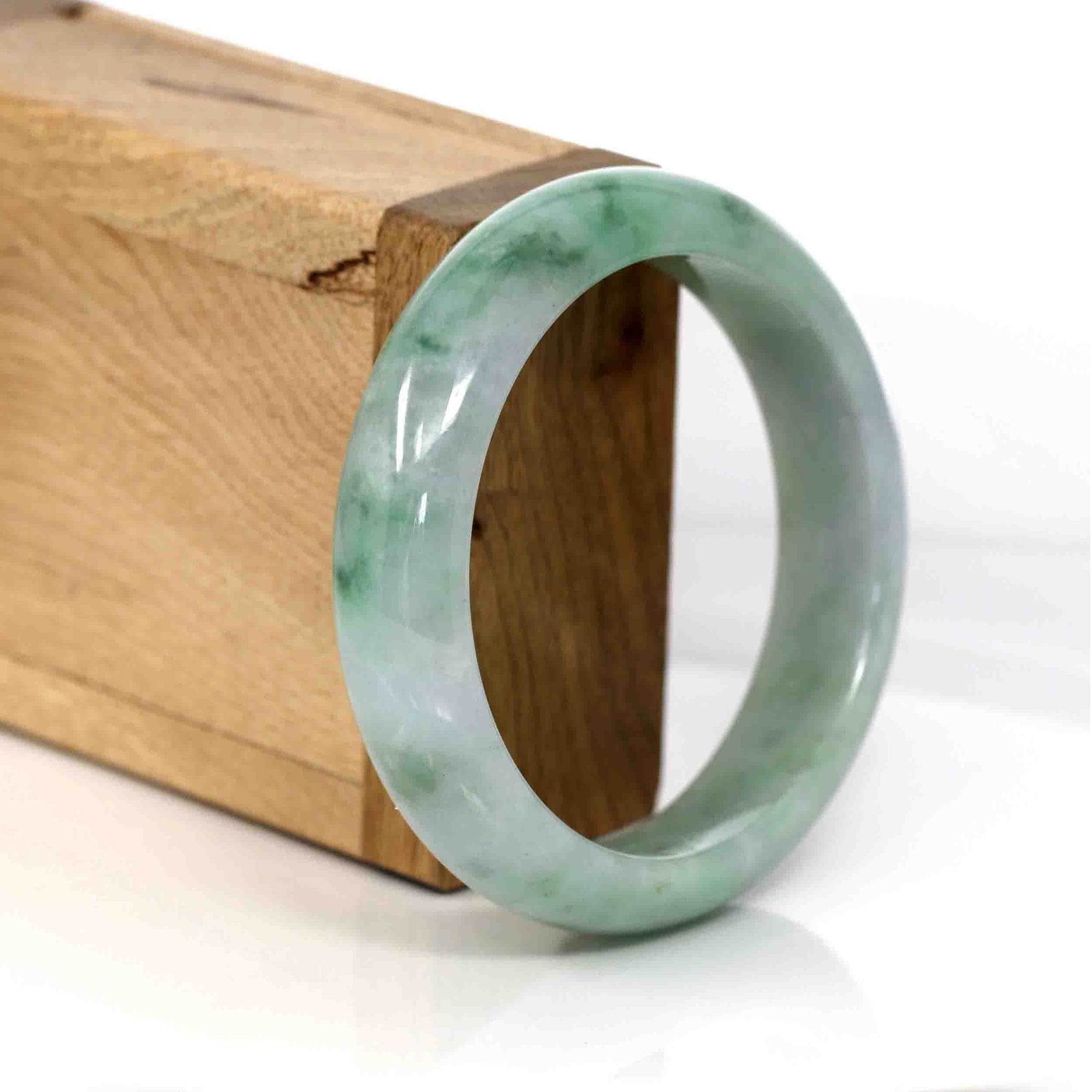 Baikalla Jewelry Jadeite Jade Bangle Bracelet Baikalla Classic Real Jade Jadeite Bangle Bracelet ( 56.85 mm )