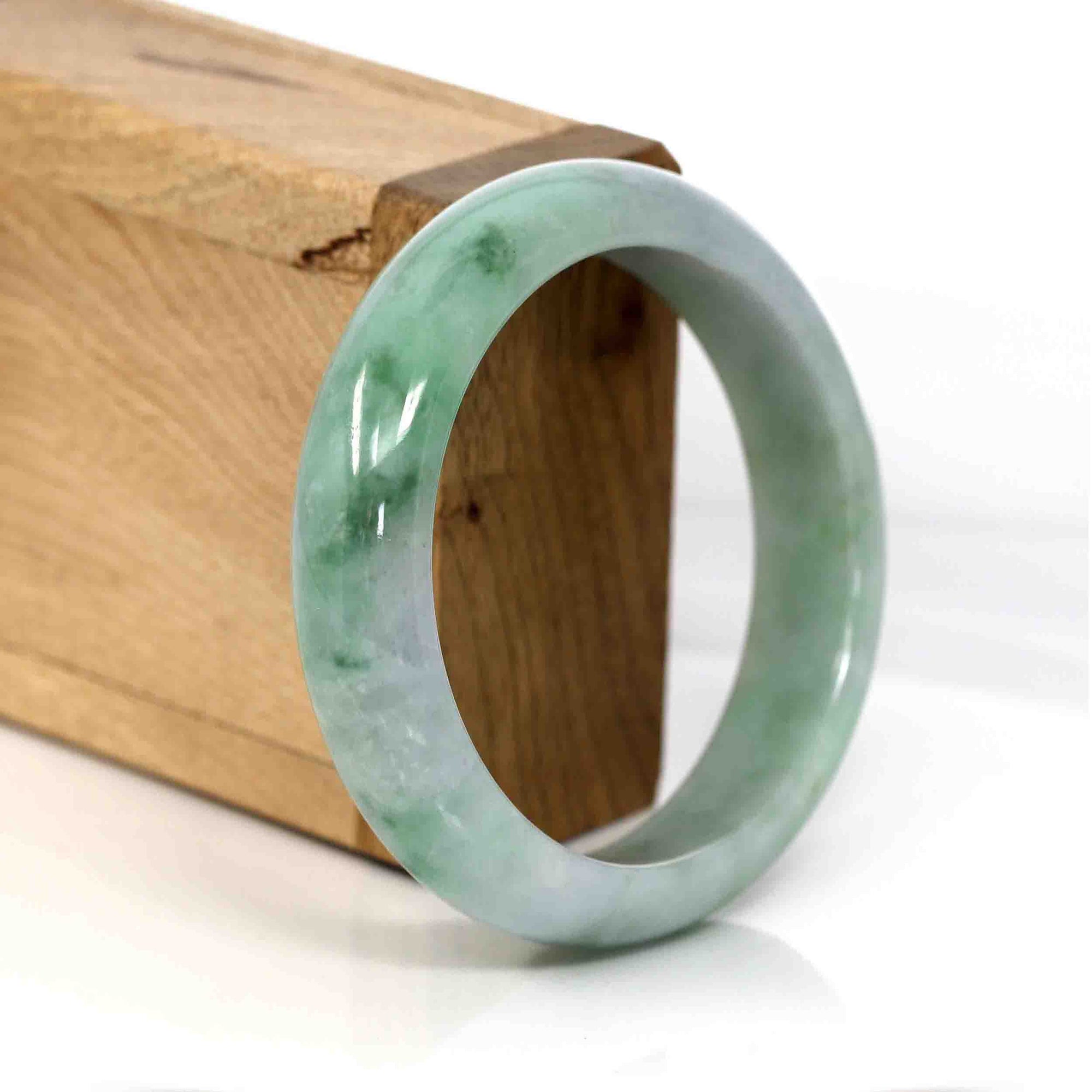 Baikalla Jewelry Jadeite Jade Bangle Bracelet Baikalla Classic Real Jade Jadeite Bangle Bracelet ( 56.85 mm )