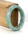 Baikalla Jewelry Jadeite Jade Bangle Bracelet Baikalla Classic Green Natural Jadeite Jade Bangle (56.54 mm) 