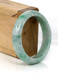 Baikalla Jewelry Jadeite Jade Bangle Bracelet Baikalla Classic Green Natural Jadeite Jade Bangle (56.54 mm) 