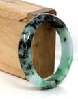 Baikalla Jewelry Jadeite Jade Bangle Bracelet "Classic Bangle" Genuine Burmese Green Jadeite Jade Bangle (56.94 mm ) 