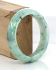 Baikalla Jewelry Jadeite Jade Bangle Bracelet Baikalla Classic Genuine Burmese Green Jadeite Jade Bangle Bracelet (55.8 mm) 