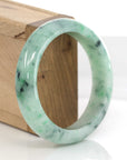 Baikalla Jewelry Jadeite Jade Bangle Bracelet Baikalla Classic Genuine Burmese Green Jadeite Jade Bangle Bracelet (55.8 mm) 