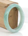 Baikalla Jewelry Jadeite Jade Bangle Bracelet Baikalla "Classic Bangle" Genuine Green Jadeite Jade Bangle ( 58.35 mm ) 