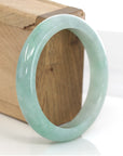 Baikalla Jewelry Jadeite Jade Bangle Bracelet Baikalla "Classic Bangle" Genuine Green Jadeite Jade Bangle ( 58.35 mm ) 