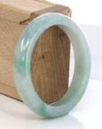 Baikalla Jewelry Jadeite Jade Bangle Bracelet Baikalla "Classic Bangle" Forest Green Genuine Jadeite Jade Bangle ( 59.45 mm ) 