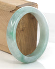 Baikalla Jewelry Jadeite Jade Bangle Bracelet Baikalla "Classic Bangle" Forest Green Genuine Jadeite Jade Bangle ( 59.45 mm ) 