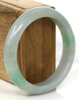 Baikalla Jewelry Jade Bangle Genuine Burmese Green Jadeite Jade Bangle Bracelet (60.51 mm) 