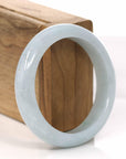 Baikalla Jewelry Jadeite Jade Bangle Bracelet "Classic Bangle" Blue- Green Jadeite Jade Bangle (55.51 mm) 