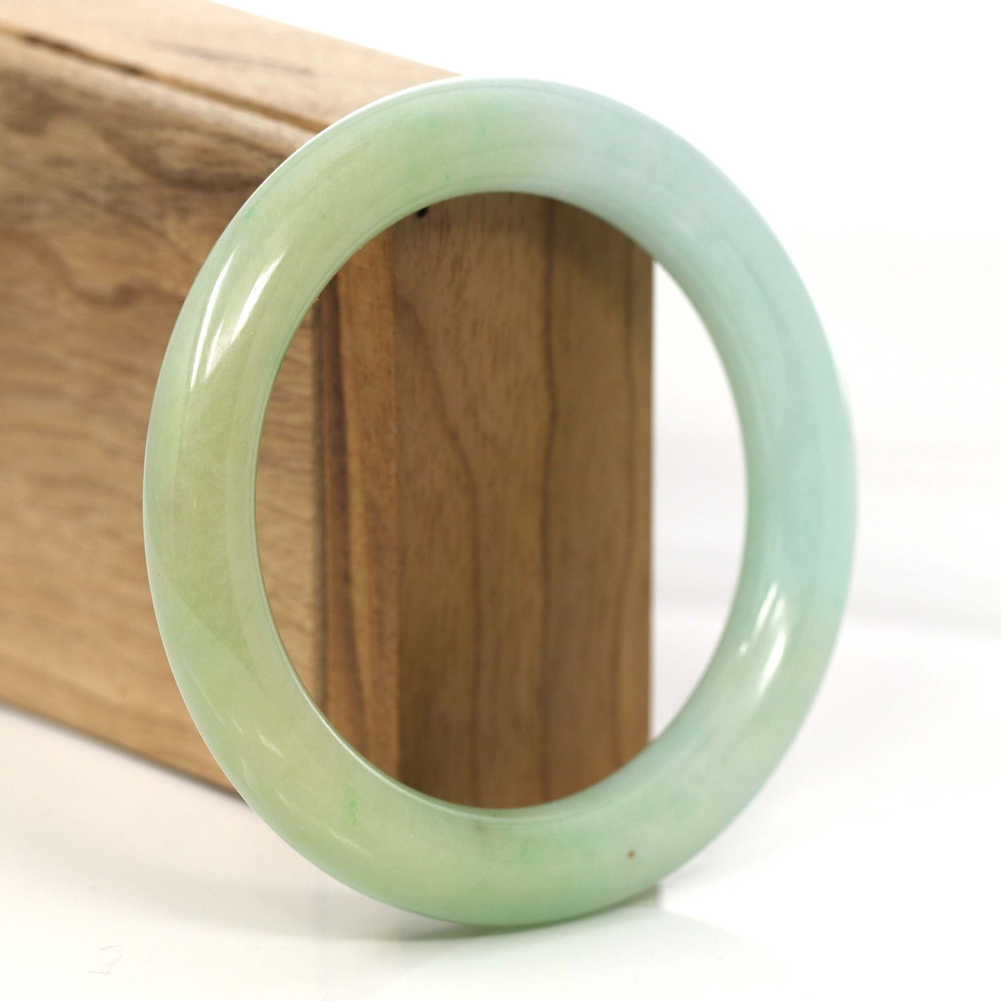 Baikalla Jewelry Jadeite Jade Bangle Bracelet Baikalla Classic Real Jade Jadeite Bangle Bracelet ( 56.79 mm )#918