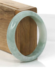 Baikalla Jewelry Jade Bangle Green Genuine Burmese Jadeite Jade Bangle Bracelet (55.89 mm) 