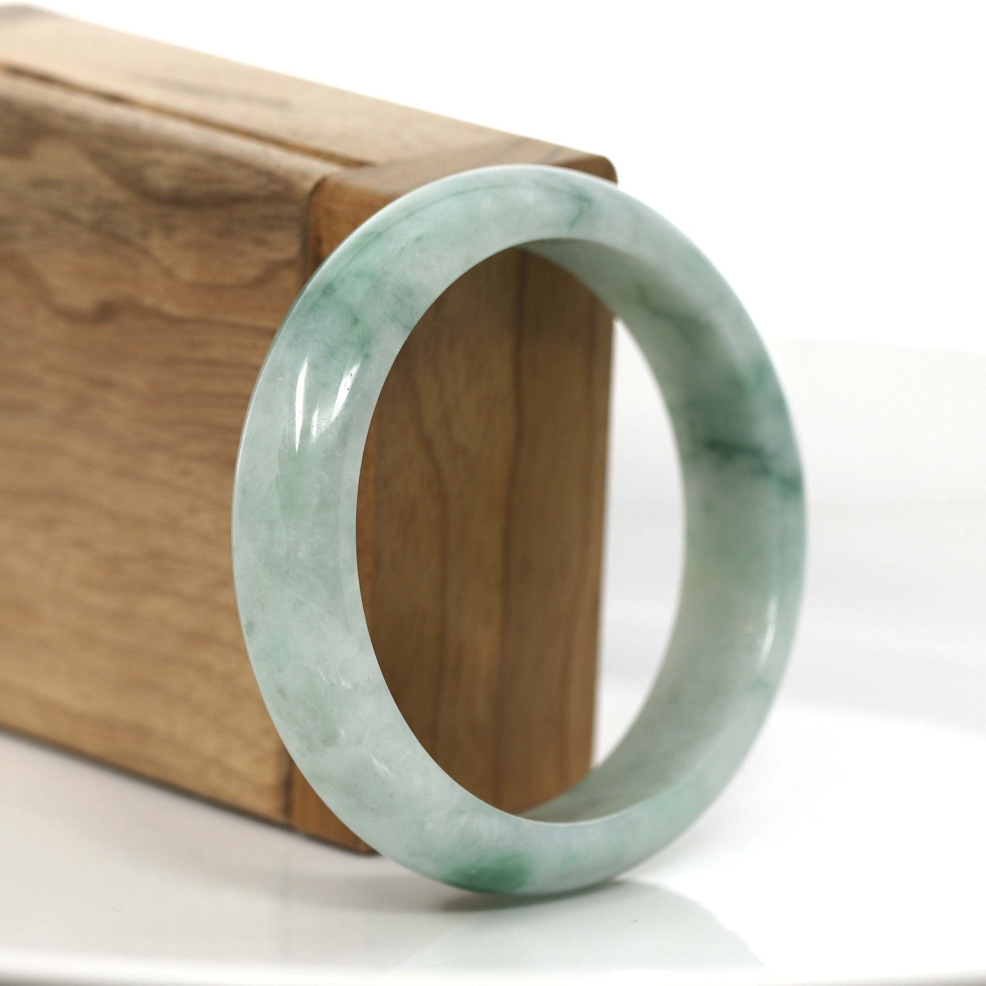 Baikalla Jewelry Jadeite Jade Bangle Bracelet Baikalla Classic Real Jade Jadeite Bangle Bracelet ( 56.80 mm )#711