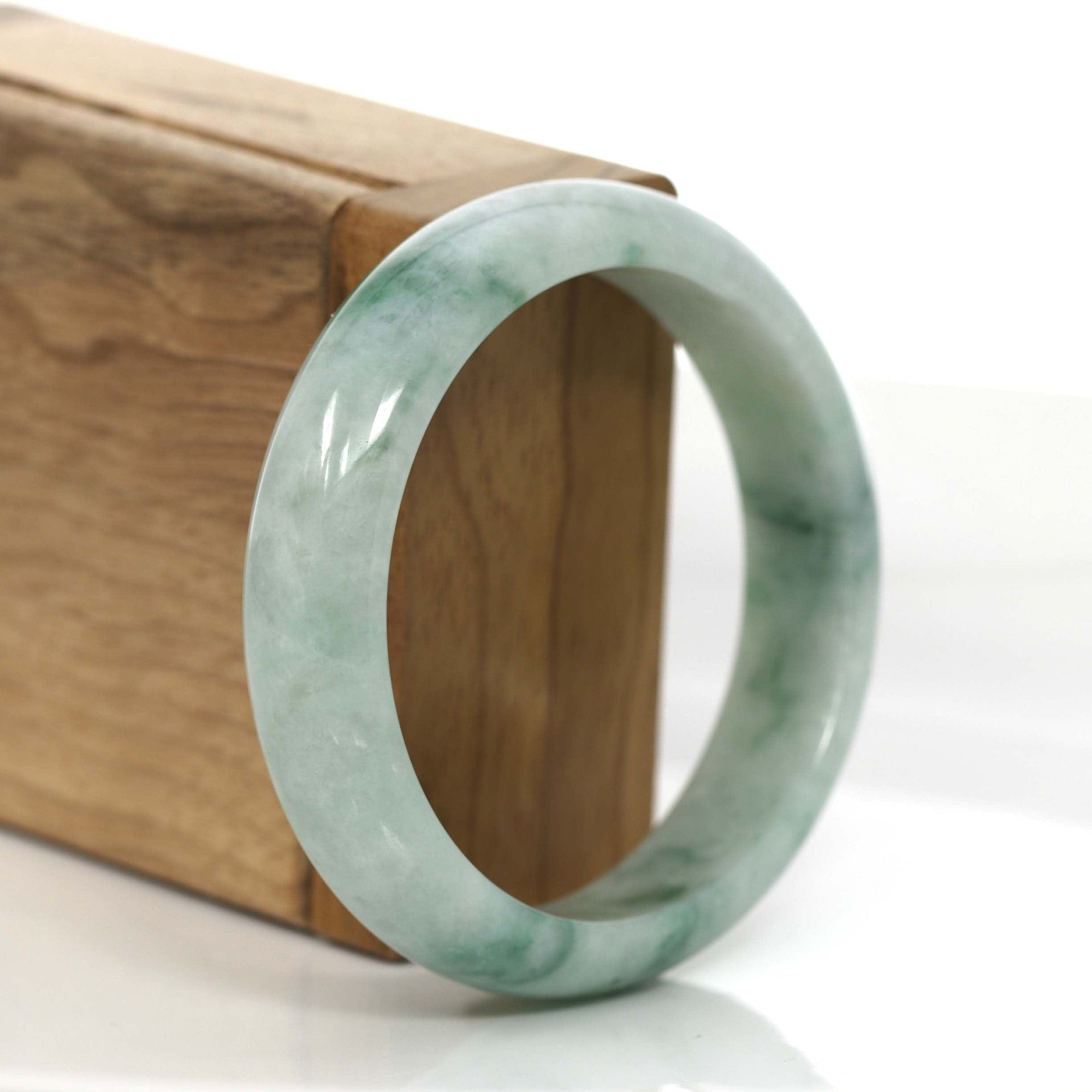 Baikalla Jewelry Jadeite Jade Bangle Bracelet Baikalla Classic Real Jade Jadeite Bangle Bracelet ( 56.80 mm )#711