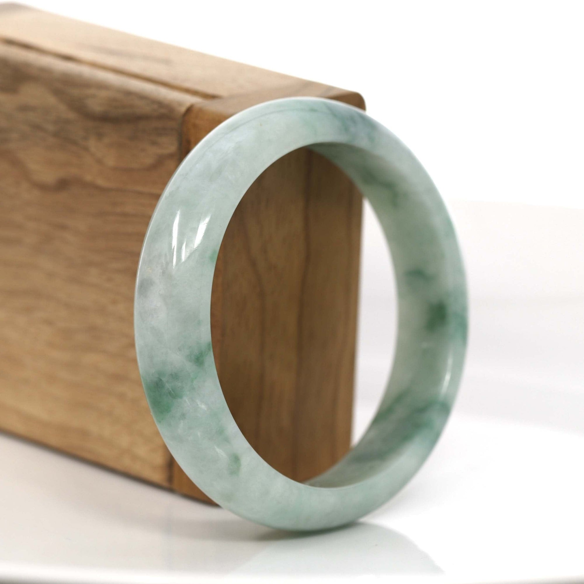 Baikalla Jewelry Jadeite Jade Bangle Bracelet Baikalla Classic Real Jade Jadeite Bangle Bracelet ( 56.80 mm )#711