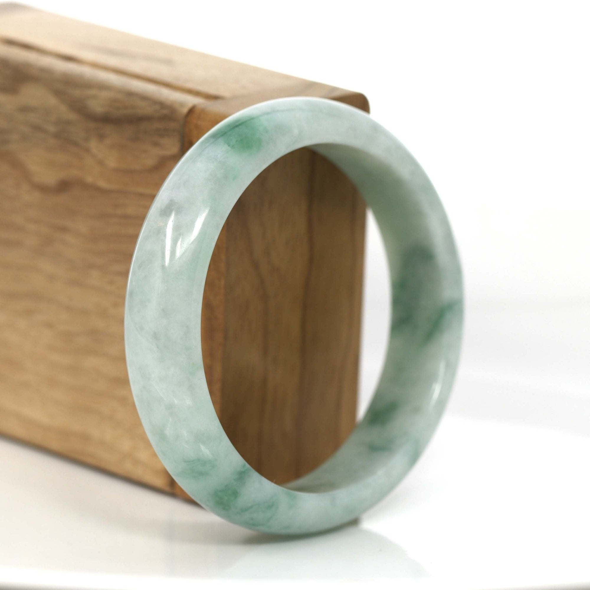 Baikalla Jewelry Jadeite Jade Bangle Bracelet Baikalla Classic Real Jade Jadeite Bangle Bracelet ( 56.80 mm )#711