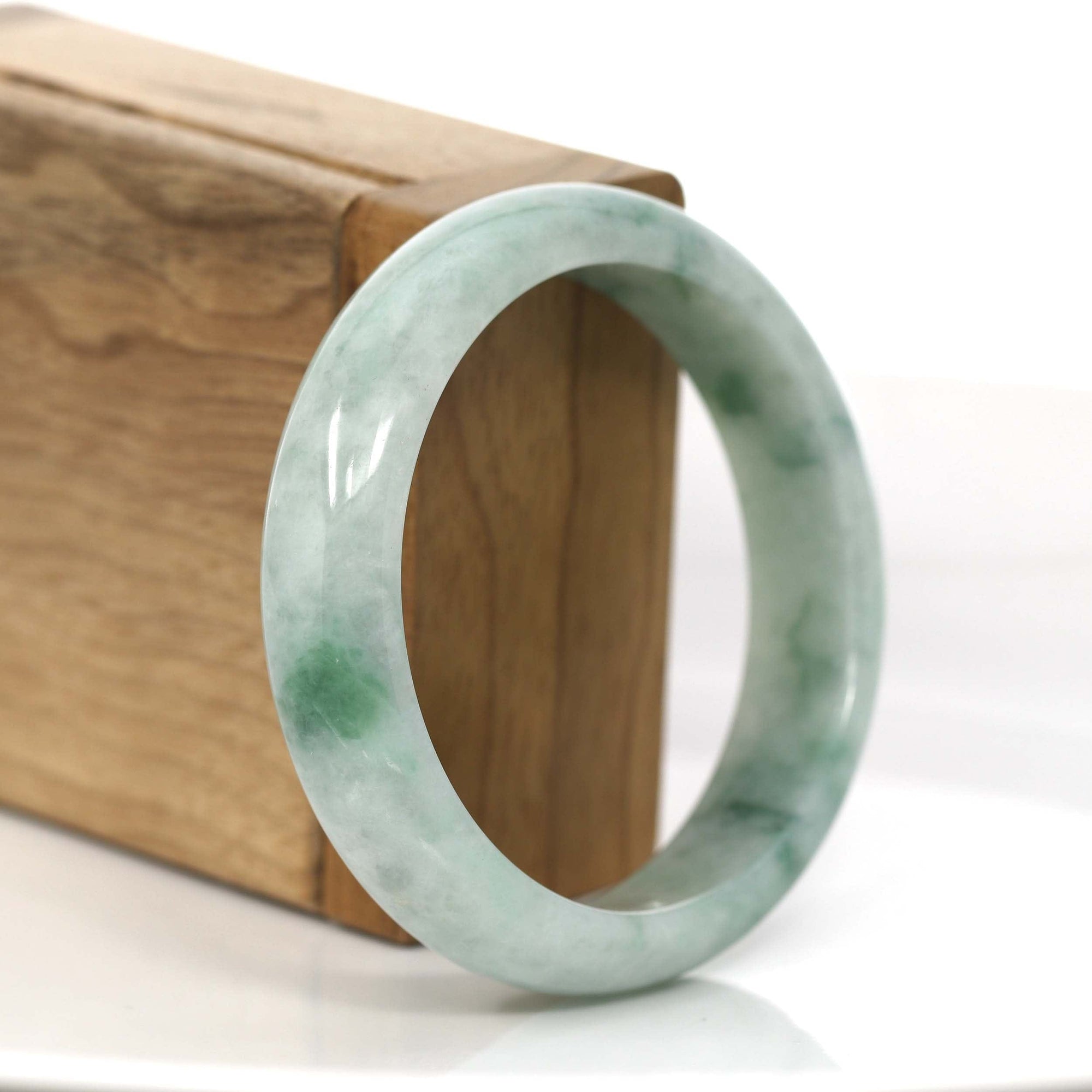 Baikalla Jewelry Jadeite Jade Bangle Bracelet Baikalla Classic Real Jade Jadeite Bangle Bracelet ( 56.80 mm )#711