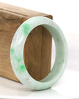 Baikalla Jewelry Jadeite Jade Bangle Bracelet Baikalla™ "Classic Bangle" Genuine Burmese Green Jadeite Jade Bangle Bracelet ( 53.35 ) 