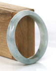 Baikalla Jewelry Jadeite Jade Bangle Bracelet Baikalla "Classic Bangle"  Ice Blue-Green Jadeite Jade Bangle ( 54.66 mm )