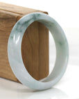 Baikalla Jewelry Jadeite Jade Bangle Bracelet Baikalla "Classic Bangle"  Ice Blue-Green Jadeite Jade Bangle ( 54.66 mm )