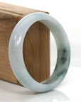 Baikalla Jewelry Jadeite Jade Bangle Bracelet Baikalla "Classic Bangle"  Ice Blue-Green Jadeite Jade Bangle ( 54.66 mm )