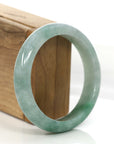 Baikalla Jewelry Jadeite Jade Bangle Bracelet Baikalla Classic Green Natural Burmese Jadeite Jade Bangle (56.74 mm) 