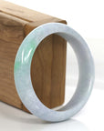 Baikalla Jewelry Jadeite Jade Bangle Bracelet Baikalla Natural Lavender- Green Jadeite Jade Bangle Bracelet (57.96 mm) 