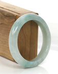 Baikalla Jewelry Jadeite Jade Bangle Bracelet Baikalla Classic Green Natural Burmese Jadeite Jade Bangle (56.74 mm) 