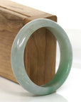 Baikalla Jewelry Jadeite Jade Bangle Bracelet Baikalla Classic Forest Green Natural Burmese Jadeite Jade Bangle (58.72 mm) 