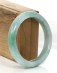 Baikalla Jewelry Jadeite Jade Bangle Bracelet Baikalla Classic Green Natural Burmese Jadeite Jade Bangle (56.74 mm) 