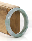 Baikalla Jewelry Jadeite Jade Bangle Bracelet Baikalla Classic Blue- Green Jadeite Jade Bangle Bracelet (58.88 mm) 