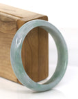 Baikalla Jewelry Jadeite Jade Bangle Bracelet Baikalla Classic Blue- Green Jadeite Jade Bangle Bracelet (58.88 mm) 