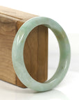 Baikalla Jewelry Jadeite Jade Bangle Bracelet Copy of Baikalla "Classic Bangle" Yellow Green Natural Burmese Jadeite Jade Bangle ( 57.8 mm )